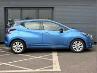 Used Nissan Micra Acenta 99 HP (72 kW) 2020 Blue Hatchback