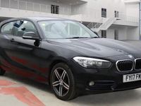 Used BMW 118 Sport Line 2017 Sapphire black Hatchback
