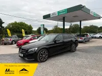 Used Mercedes C220 167 HP (122 kW) 2016 Black Estate