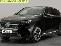 Used Mercedes EQC400 AMG line 300 kW (408 HP) 2021 Black SUV