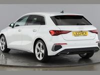 Used Audi A3 S-Line 150 HP (110 kW) 2022 White Sedan