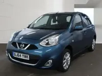 Used Nissan Micra Acenta 80 HP (58 kW) 2014 Blue Hatchback