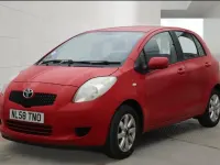 Used Toyota Yaris 2008 Red Hatchback