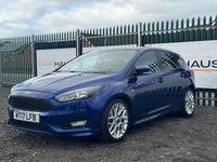 Used Ford Focus ST-Line 125 HP (91 kW) 2017 Blue Hatchback