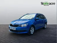 Used Skoda Fabia SE 94 HP (69 kW) 2017 Blue Estate