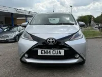 Gebraucht Toyota Aygo x-press 2014 Silber Kleinwagen