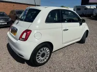 Used Fiat 500 Lounge 69 HP (50 kW) 2017 White Hatchback