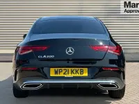 Used Mercedes CLA200 AMG line 163 HP (119 kW) 2021 Black Coupe