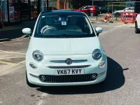 Used Fiat 500 Lounge 69 HP (50 kW) 2017 Green Hatchback