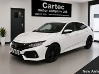 Used Honda Civic SR 126 HP (92 kW) 2019 White Hatchback