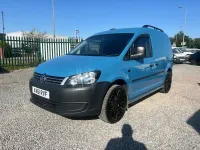 Used VW Caddy 75 HP (55 kW) 2011 Blue MPV