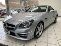 used Mercedes SLK250 SLK 2.1CDI BLUEEFFICIENCY AMG SPORT 2d 204 BHP ICONIC SILVER MERCEDES CONVERTIBLE