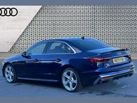 Used Audi A4 S-Line 163 HP (119 kW) 2022 Blue Sedan