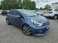Used Kia Rio 90 HP (66 kW) 2016 Blue Hatchback