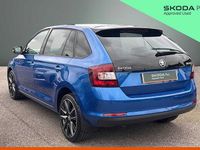 Used Skoda Rapid 81 HP (59 kW) 2018 Race blue metallic Hatchback