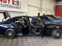 Used Mercedes E200 AMG line 200 HP (147 kW) 2022 Blue Sedan