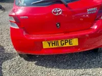 Gebraucht Toyota Yaris 2011 Rot Kleinwagen