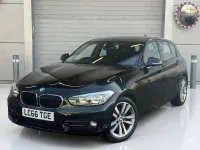 Used BMW 118 Sport Line 2016 Black Hatchback