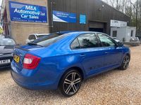 Used Skoda Rapid Sport 105 HP (77 kW) 2014 Blue Hatchback