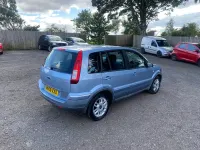 Used Ford Fusion Zetec 2008 Blue Hatchback