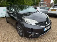 Used Nissan Note S 98 HP (72 kW) 2014 Black Hatchback