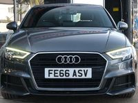 Used Audi A3 S-Line 110 HP (80 kW) 2016 Grey Sedan