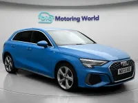 Used Audi A3 Sportback S-Line 204 HP (150 kW) 2023 Blue Hatchback