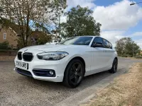 Used BMW 116 Sport Line 116 HP (85 kW) 2015 White Hatchback