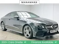 Used Mercedes E220 AMG line 194 HP (142 kW) 2019 Emerald green Coupe