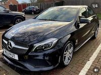 Used Mercedes A220 AMG line 177 HP (130 kW) 2016 Black Hatchback
