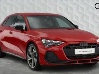 New Audi A3 Sportback Black Edition 2026 Red Hatchback