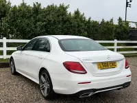 Usado Mercedes E220 AMG line 2016 Blanco Berlina
