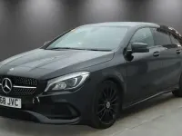Used Mercedes CLA220 AMG line 2018 Black Coupe