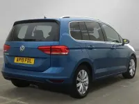 Used VW Touran SEL 150 HP (110 kW) 2019 Blue MPV