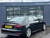 Used Audi A4 S-Line 150 HP (110 kW) 2018 Black Sedan