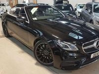 Used Mercedes E300 AMG line 245 HP (180 kW) 2018 Black Cabriolet