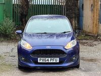 Used Ford Fiesta Zetec 2014 Blue Hatchback