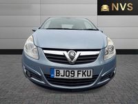 Used Vauxhall Corsa Design Edition 89 HP (65 kW) 2009 Blue Hatchback
