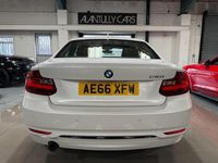 Used BMW 218 Sport Line 136 HP (100 kW) 2016 White Coupe