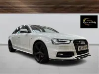 Used Audi A4 Black Edition 177 HP (130 kW) 2014 White Sedan