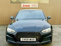 Used Audi A5 S-Line 190 HP (139 kW) 2018 Black Coupe