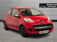 Second-hand Peugeot 107 68 CP (50 kW) 2011 Roșu Hatchback