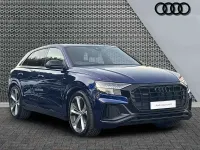 Begagnad Audi Q8 Black Edition 286 HK (210 kW) 2022 Blå SUV