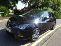 Used Seat Ibiza CONNECT 90 HP (66 kW) 2016 Black Hatchback