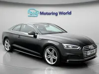 Begagnad Audi A5 S-Line 190 HK (139 kW) 2019 Svart Sportkupé