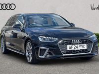 Used Audi A4 S-Line 200 HP (147 kW) 2024 Black Estate