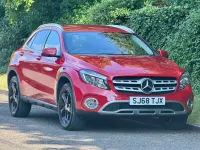 Used Mercedes GLA200 156 HP (114 kW) 2018 Red SUV