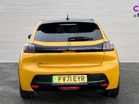 Used Peugeot e-208 GTi 100 kW (136 HP) 2021 Yellow Hatchback