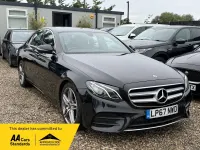 Used Mercedes E220 AMG line 194 HP (142 kW) 2018 Black Sedan