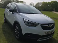 Used Vauxhall Crossland X Elite 120 HP (88 kW) 2020 White SUV